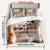 3pcs Duvet Cover Set (1*Duvet Cover + 2*Pillowcase, Without Core), 3D Cute White Cat Print All Season Bedding Set, Soft Comfortable And Skin-friendly Duvet Cover, For Bedroom, Guest Room