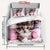 3pcs Duvet Cover Set (1*Duvet Cover + 2*Pillowcase, Without Core), 3D Pink Yarn Ball Cute Cat Print All Season Bedding Set, Soft Comfortable And Skin-friendly Duvet Cover, For Bedroom, Guest Room