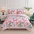 3pcs Butterfly Printed Bedding Set - Soft and Stylish Duvet Cover and Pillowcases - Perfect for a Cozy Night's Sleep